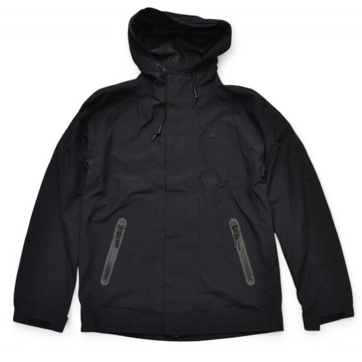 定価31900円 LACOSTE ラコステ モダンファンクショナルレトロマウンテンパーカ BH240EL サイズM メンズ ブラック 撥水