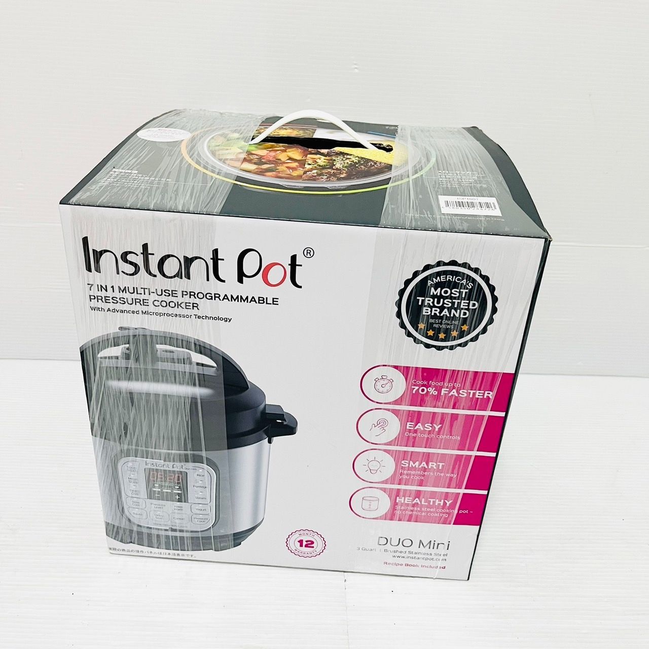 Instant Pot 圧力鍋 DUO mini 3.0L ISP1001