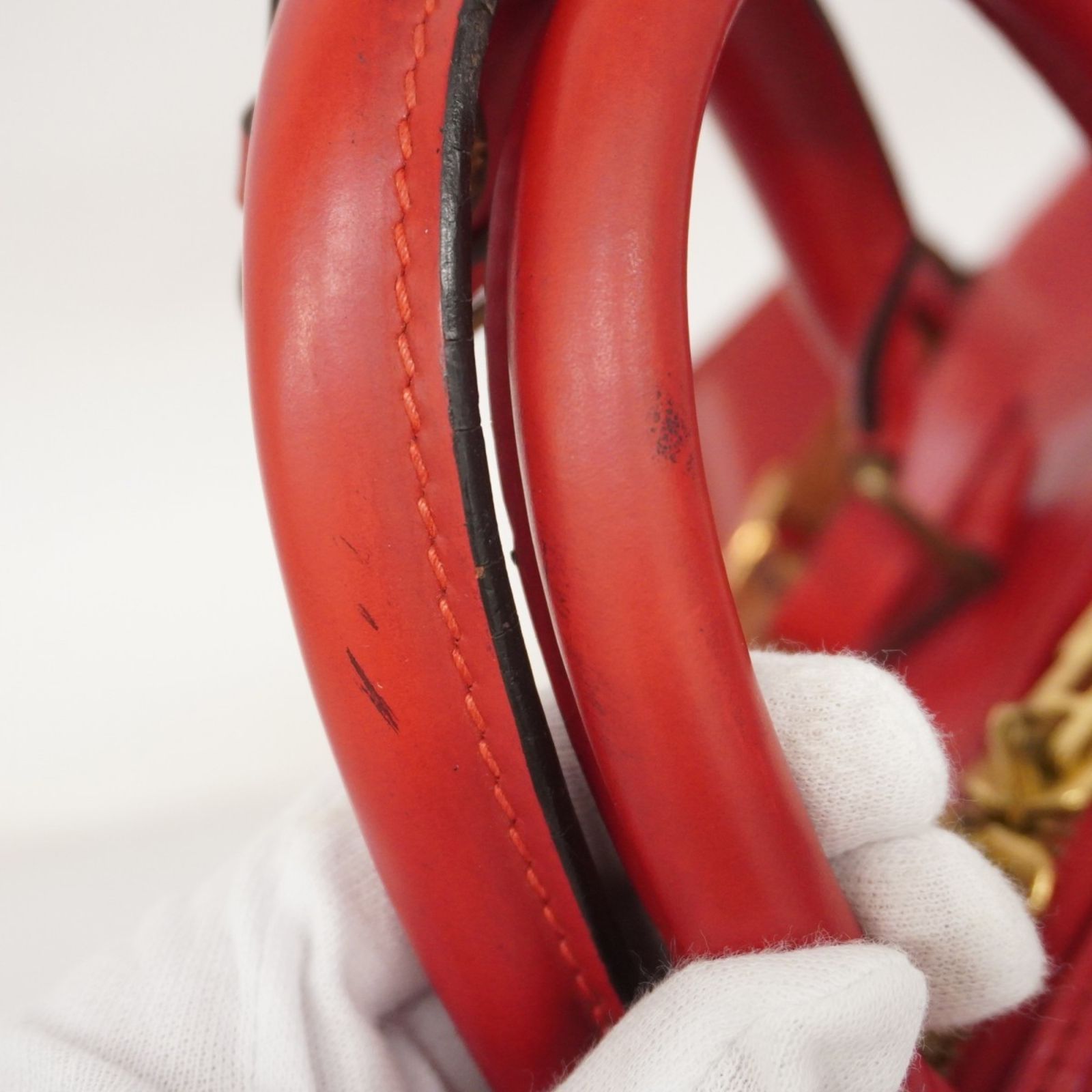 LOUIS VUITTON キーポル45M42977　エピカスティリアンレッド ルイヴィトン エピ キーポル45 ボストンバッグ カスティリアン