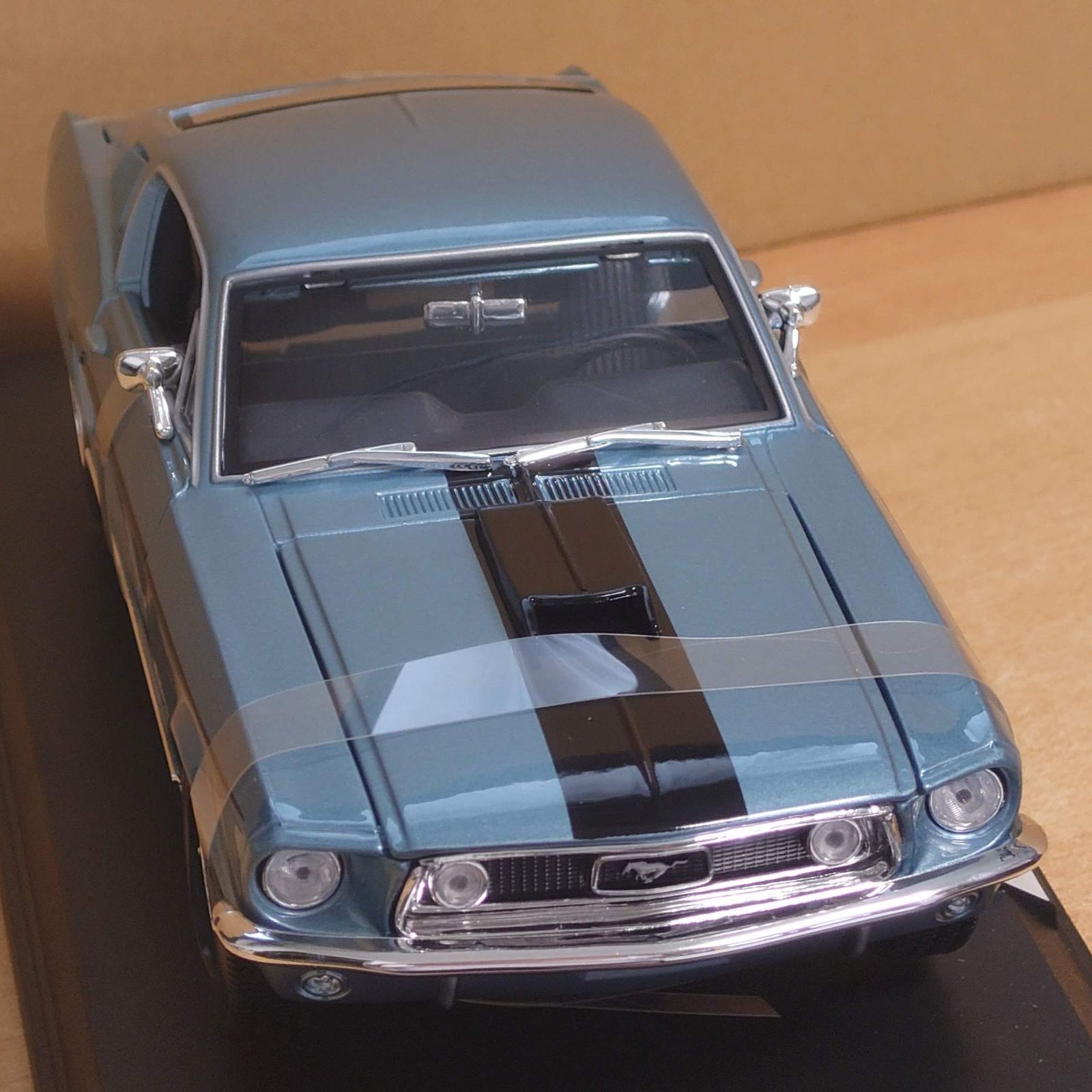 1/18 フォードマスタングGT コブラ ジェット 1968 マイスト製ミニカー Amazon | フォード 1968 マスタング GT コブラ ジェット （青