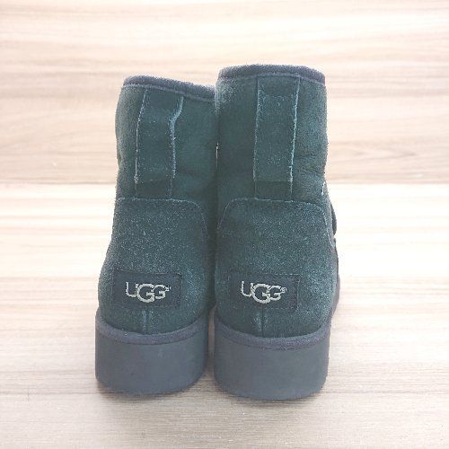 ■ UGG アグ KRISTIN クリスティン 裏ボア 暖か ショート丈 ムートン ブーツ サイズ24.0 ブラック レディース E