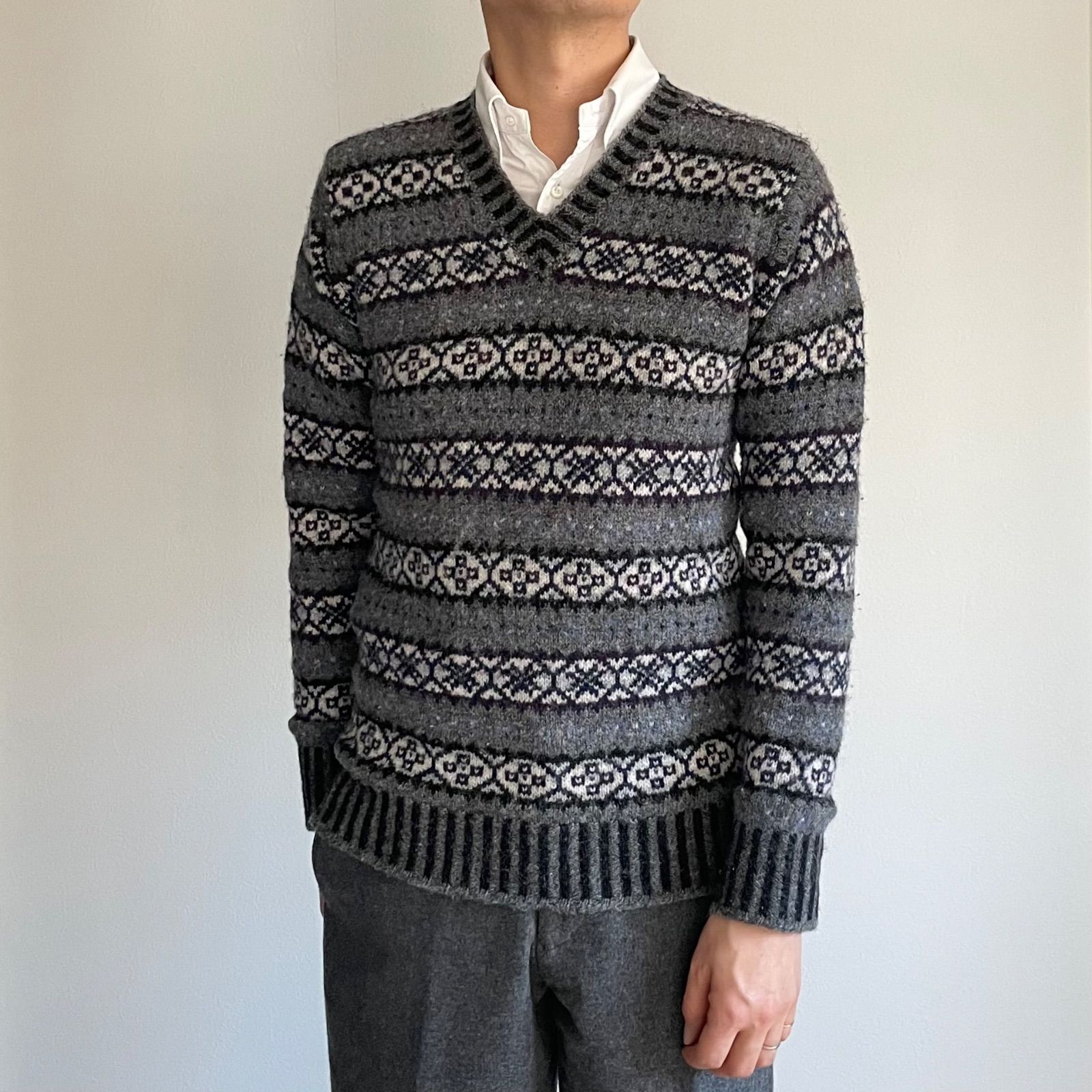 BEAMS+ ベスト ジレ リネン フェアアイル メンズ レディース