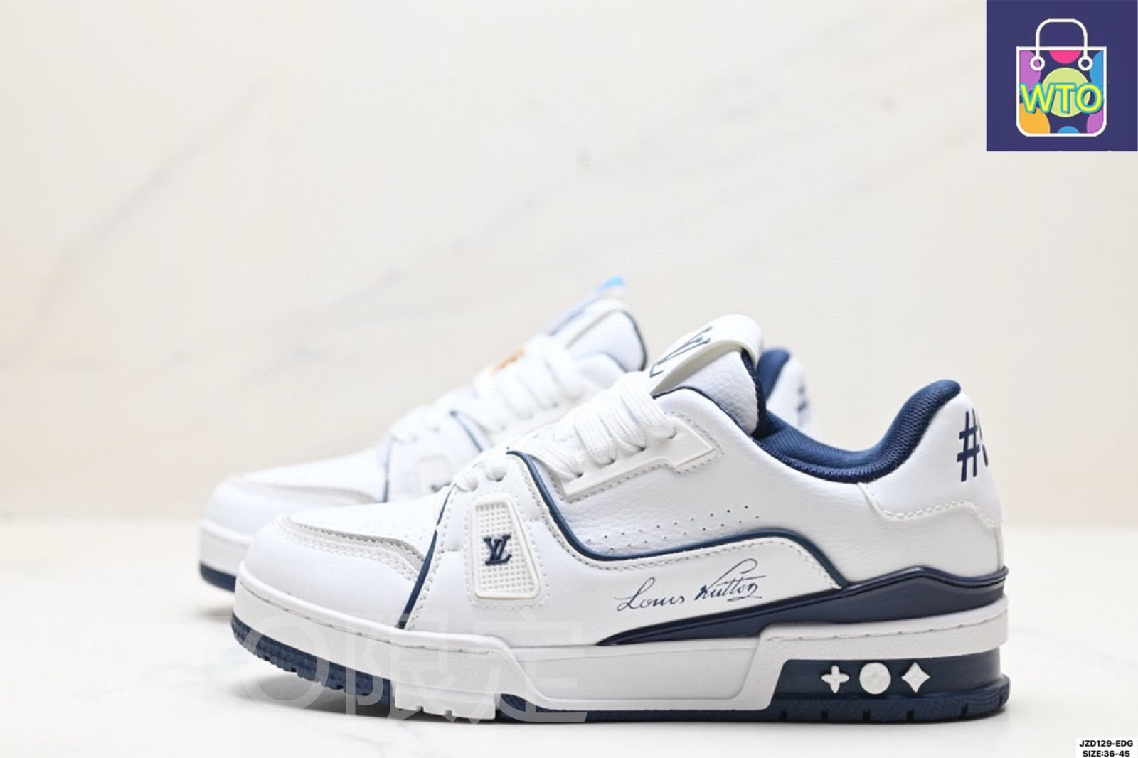ルイ ヴィトン ルイヴィトン トレーナー スニーカー ロー カジュアル スポーツ カルチャー マッチング スニーカー05-WTO輸入2