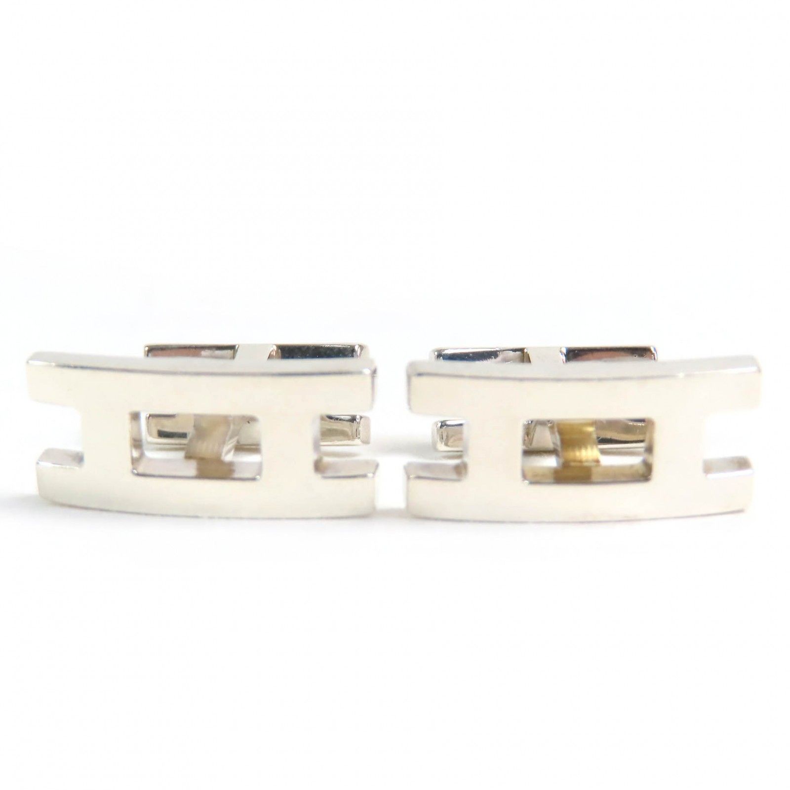 ⭐️良品⭐️ エルメス カフス Hモチーフ シルバー Ag925 カフリンクス