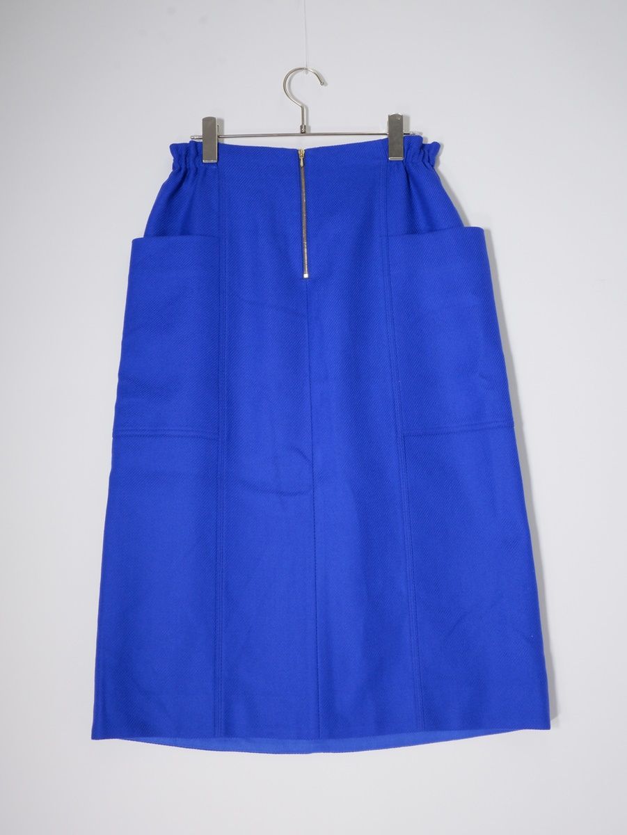 Drawerドゥロワー 2021AW ウールカルゼサイドポケットスカート 38 LSKA79354