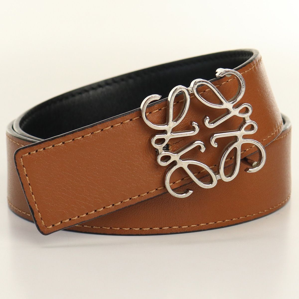 LOEWE ロエベ リバーシブル アナグラム ベルト E619Z26X03 ベルト