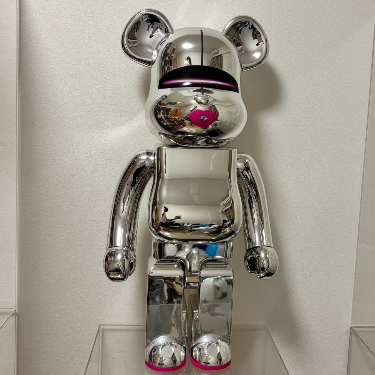 MEDICOM TOY - BAPE SORAYAMA BE@RBRICK 400% シルバー ベアブリック A BATHING APE® × HAJIME SORAYAMA BABY MILO® BE@RBRICK 100