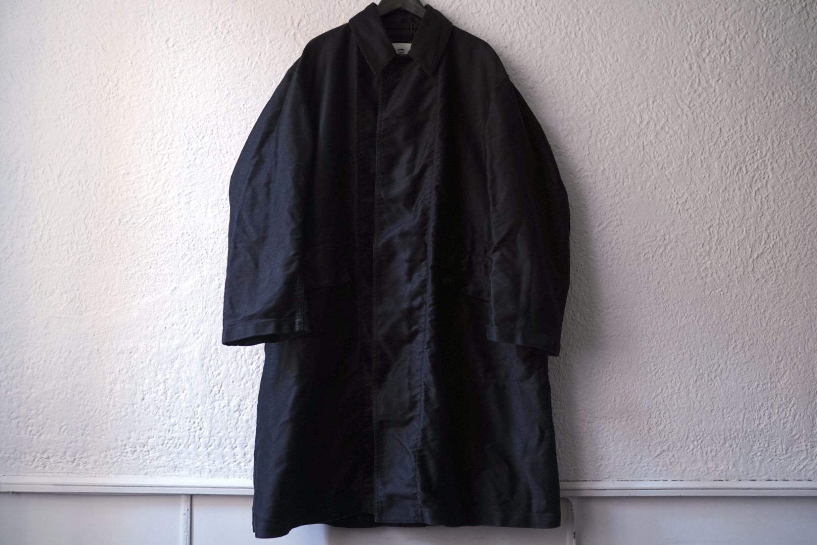 21AW MANTEAU MIERY ブラックモールスキンステンカラーコート / OUTIL(ウティ) - メルカリ