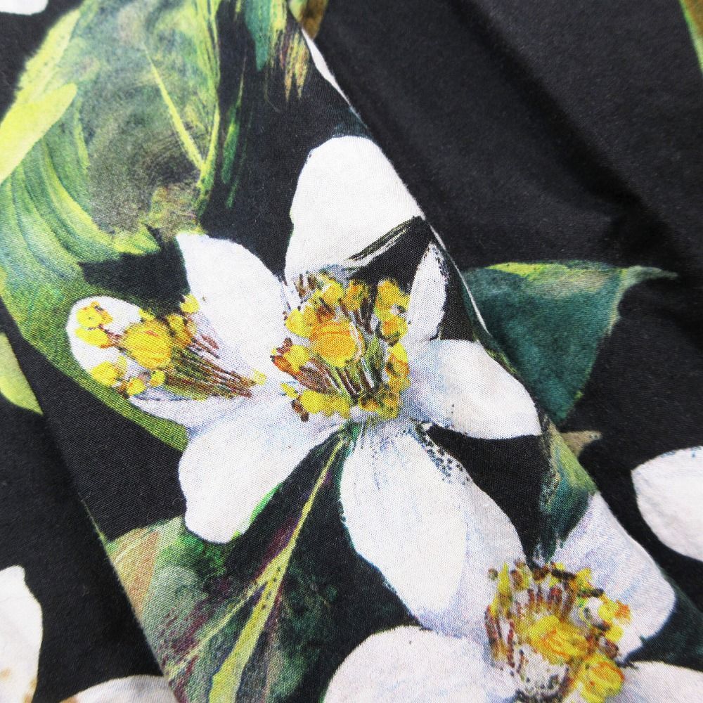 ドルチェアンドガッバーナ Dolce&Gabbana フラワー プリーツ