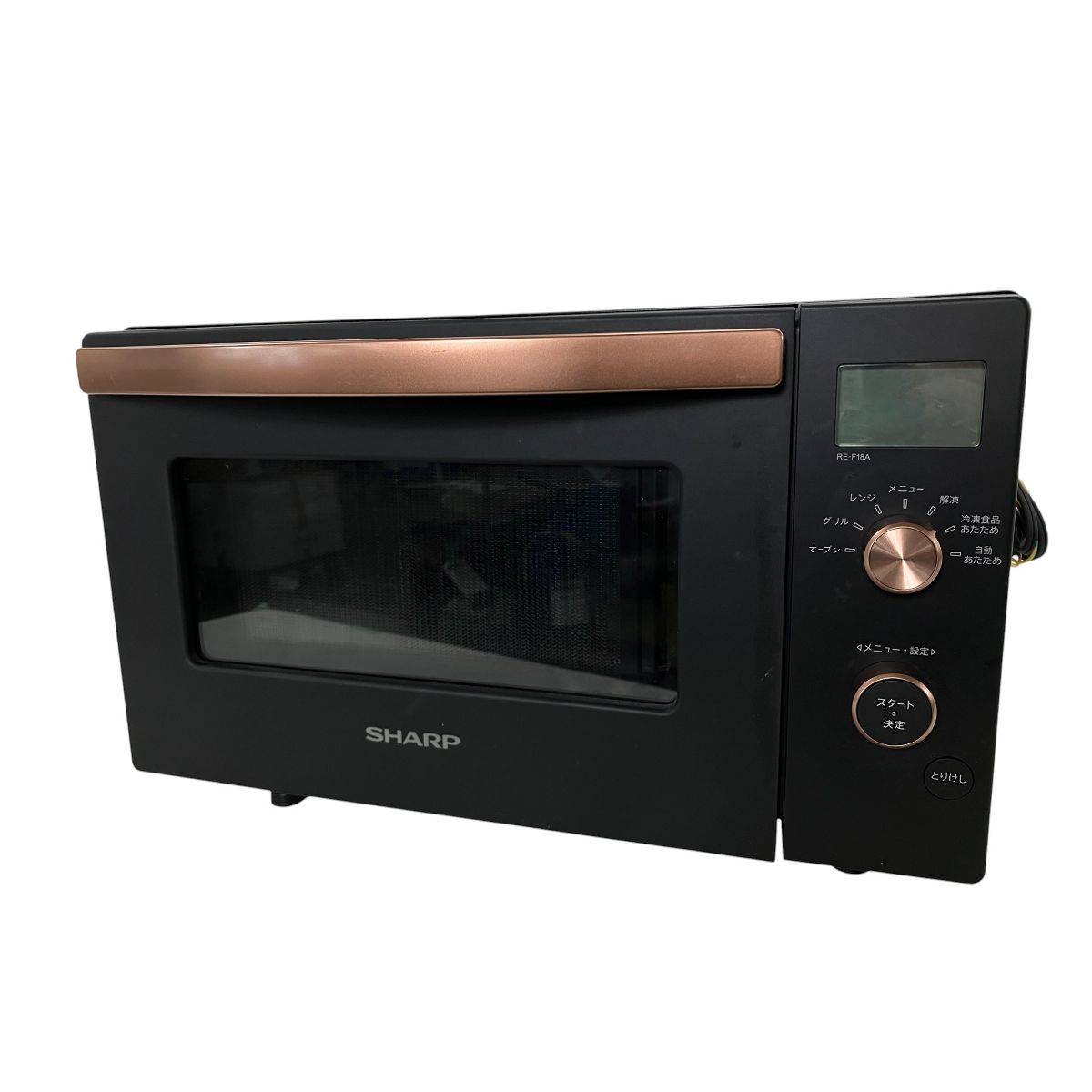 SHARP RE-F18A-B オーブンレンジ 2020年製 ブラック 家電 W10028345