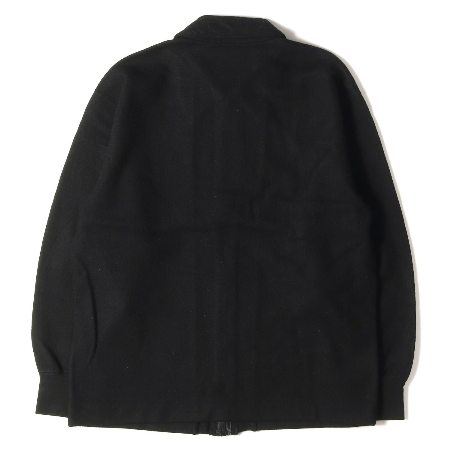 COMME des GARCONS コムデギャルソン ジャケット 縮絨 ウール ジップ 