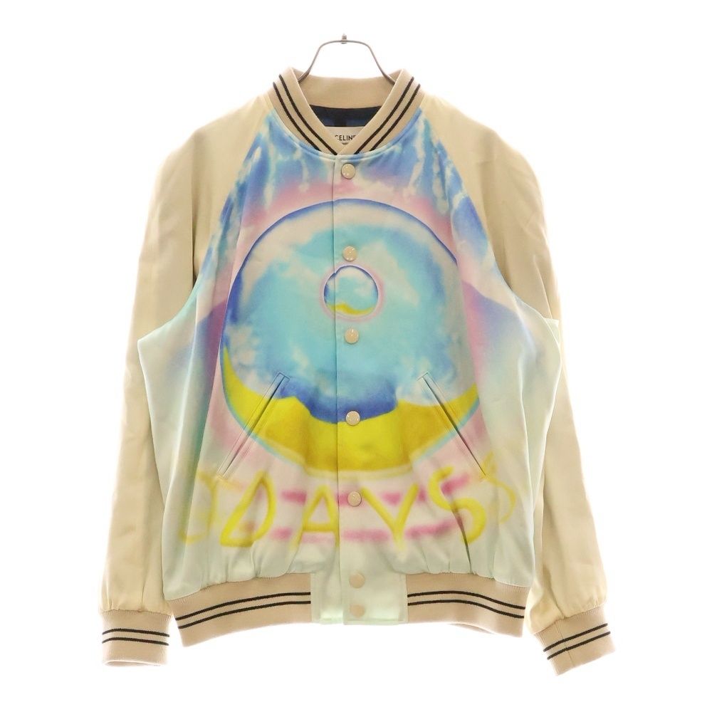 CELINE セリーヌ 22SS Teddy Jacket With Satin Artist Print サテンアーティストプリント テディジャケット 2V28H353Q マルチ