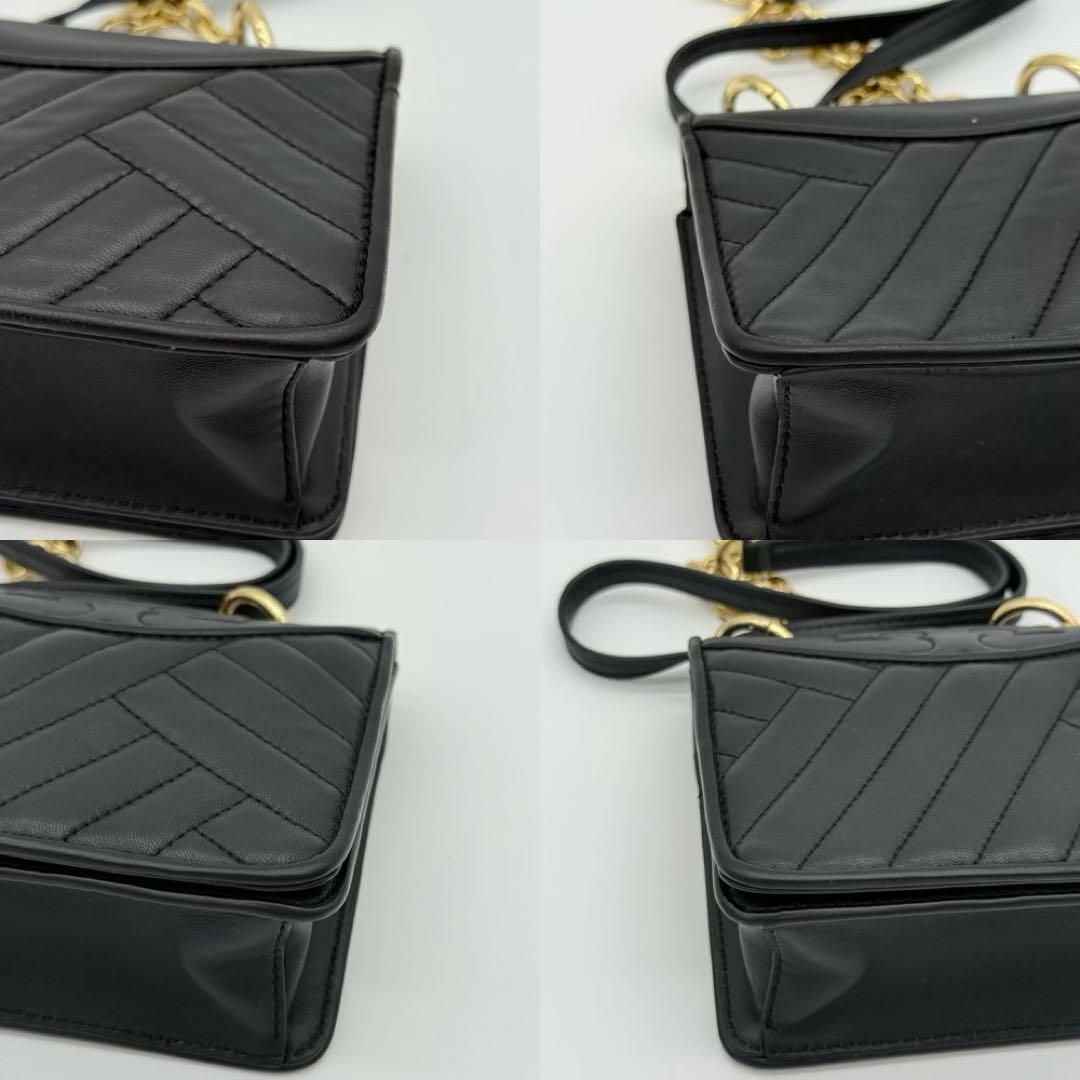美品】Tory Burch Alexa ショルダーバッグ ミニバッグ 黒色