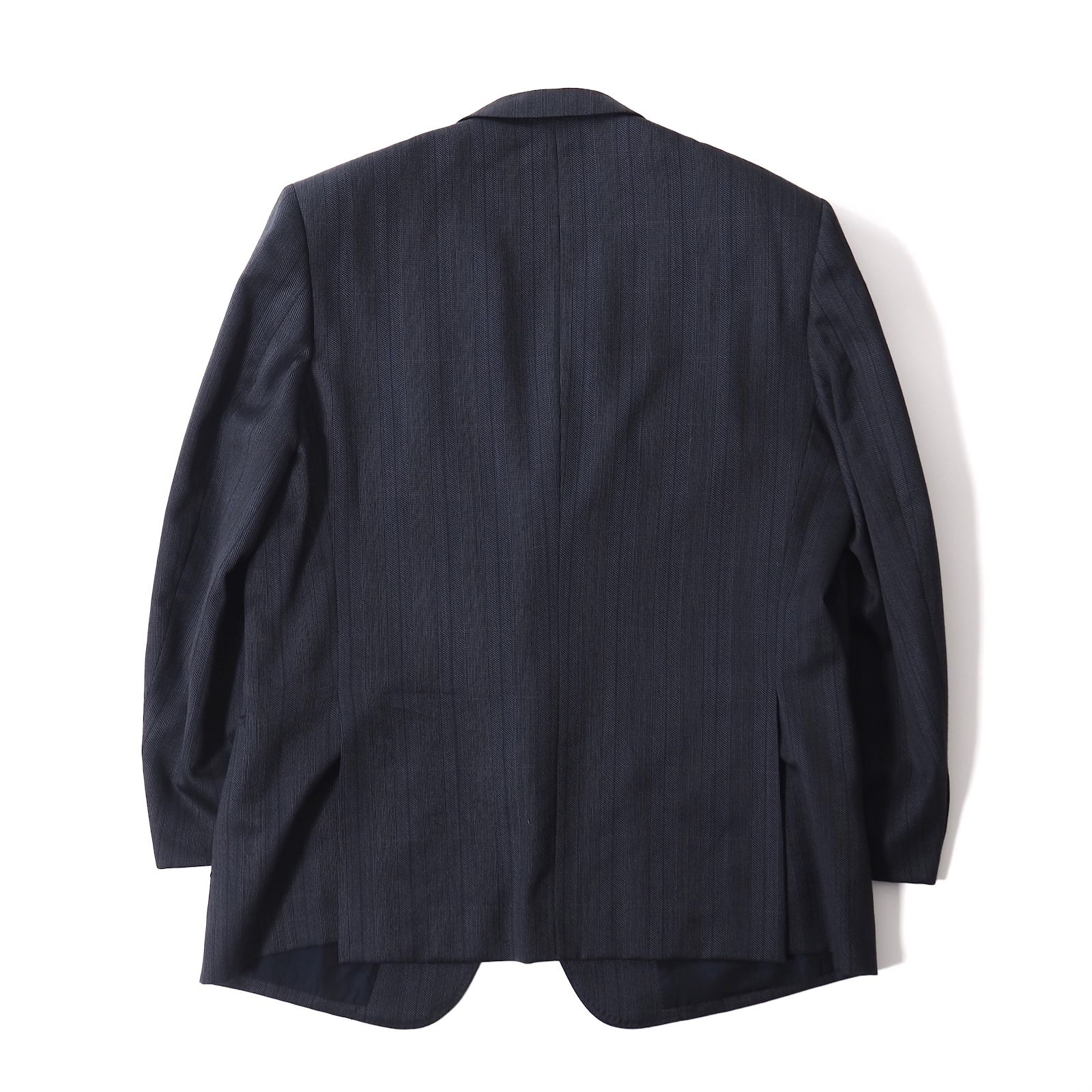 クリスチャンディオール Christian Dior MONSIEUR ヴィンテージ ウール スーツ ヘリンボーン 103-98-175 ネイビー メンズ 5-ZI019 KANDAIZUMI_COM