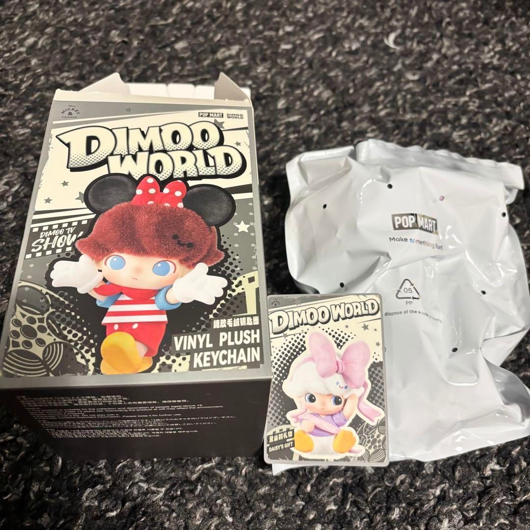 POPMART DIMOO WORLD disney デイジー　ぬいぐるみ POPMART DIMOO WORLD × DISNEY ぬいぐるみ デイジー - メルカリ