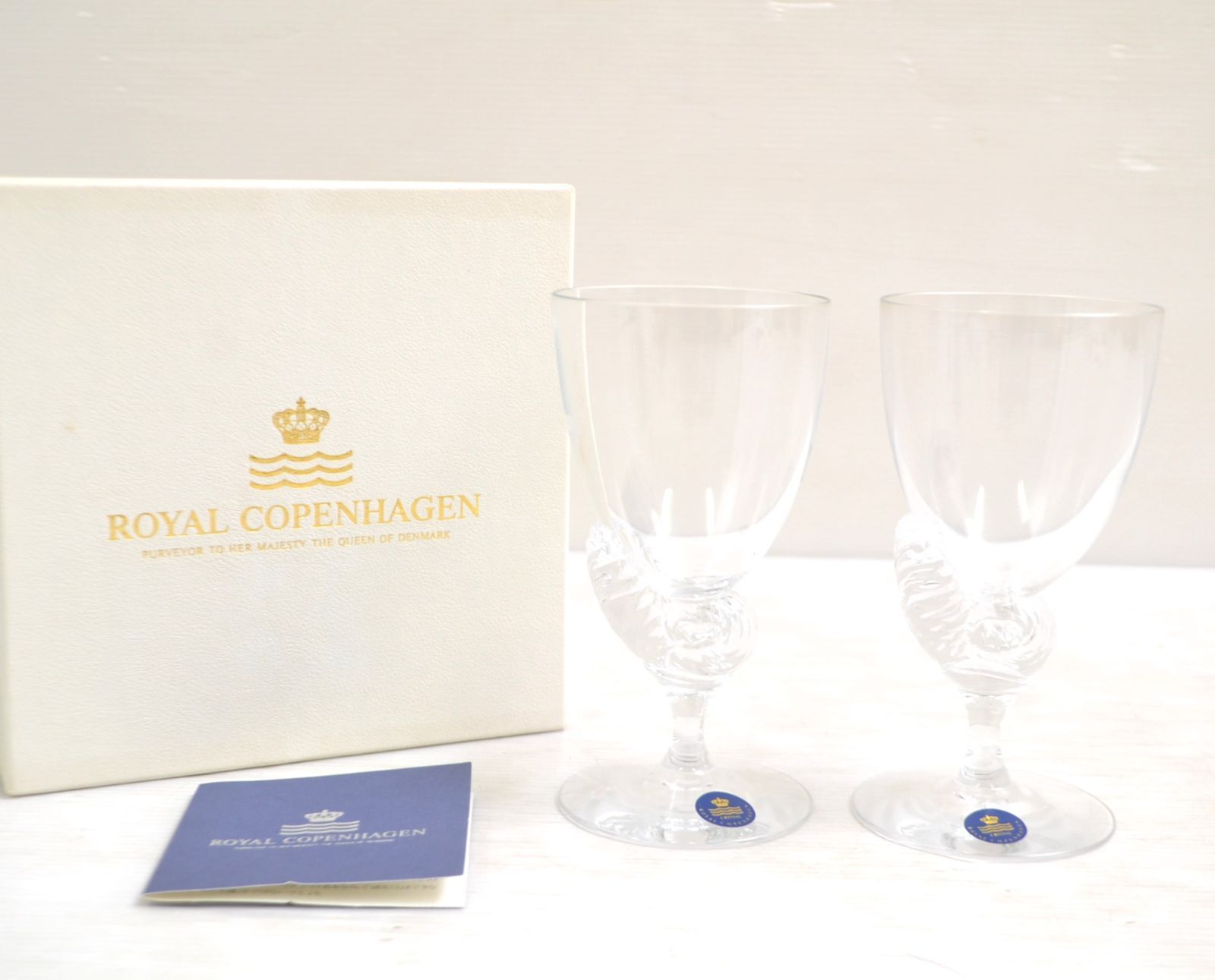 ロイヤルコペンハーゲン　 ROYAL COPENHAGEN クリスタル　グラス25000円で可能です^^