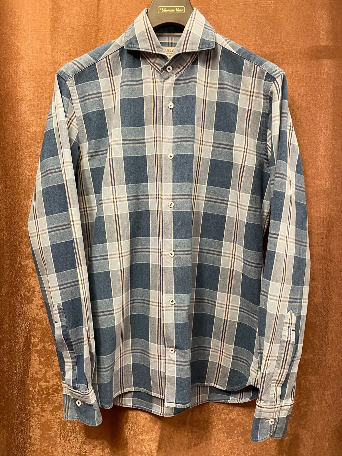 MADE IN ITALY製 ORIAN DENIM DIVISION Slim Fit 長袖デニム