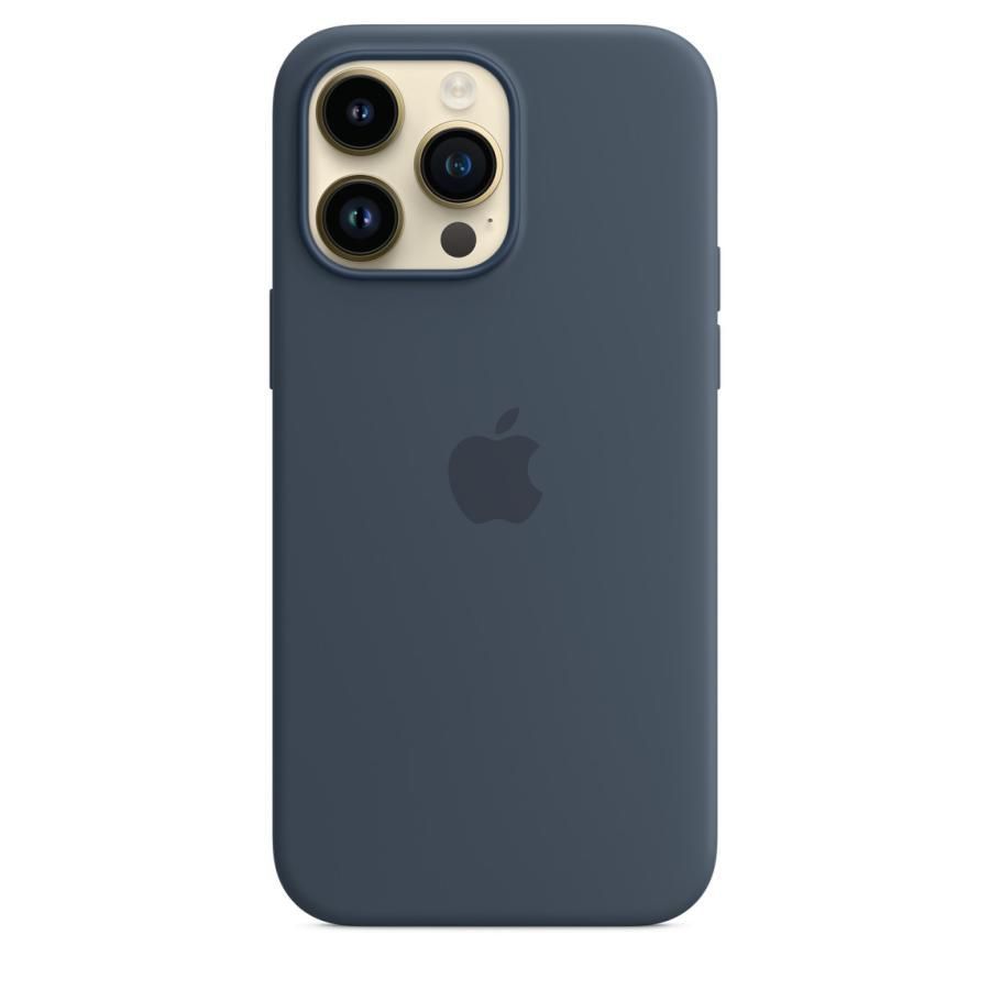 Apple 純正 iPhone 14 Pro Max シリコンケース ストームブルー