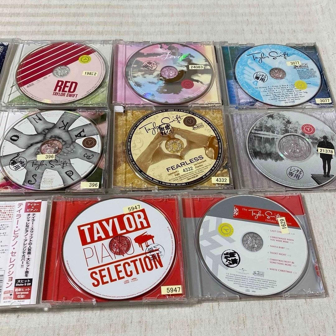 TAYLOR SWIFT テイラー・スウィフトCD・DVDまとめ売り