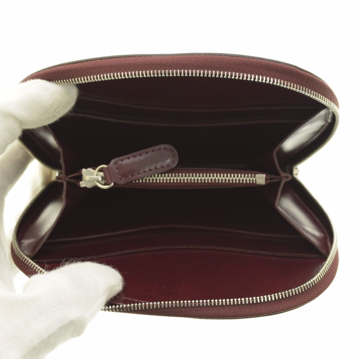 minaperhonen】pietra ピエトラ レザー ウォレット ボルドー財布  