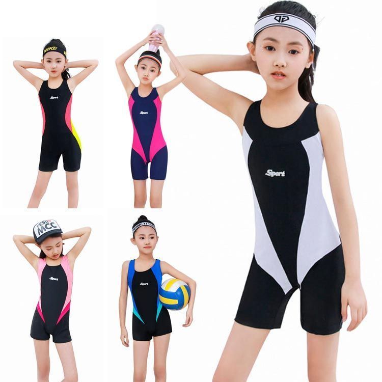 キッズ 水着 女の子 スクール水着 練習用 キッズ水着 ジュニア フィットネス おしゃれ 水着 子供用 スイムウェア 体型カバー ?競泳水着 学校用 送料無料 子供水着 シンプル#luyy612