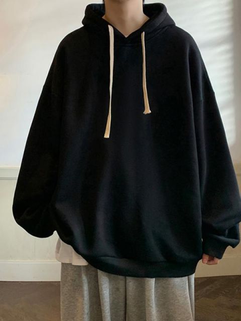 種類19：4XL 36/D：ライトグレー 秋冬 コーデ メンズ  服 シンプル ファッション オシャレ 大人 かっこいい 大きいサイズ ストリート 紳士服  ヴィンテージ フード付き スウェット シャツ ベル