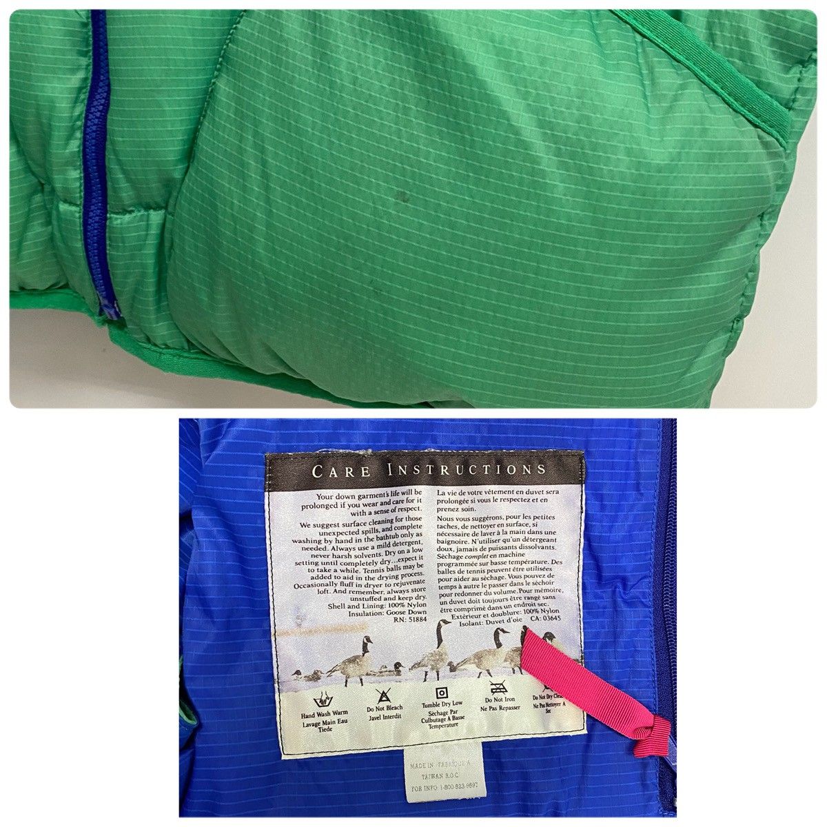 パタゴニア PATAGONIA 80's 90's グースダウンベスト ベスト グリーン