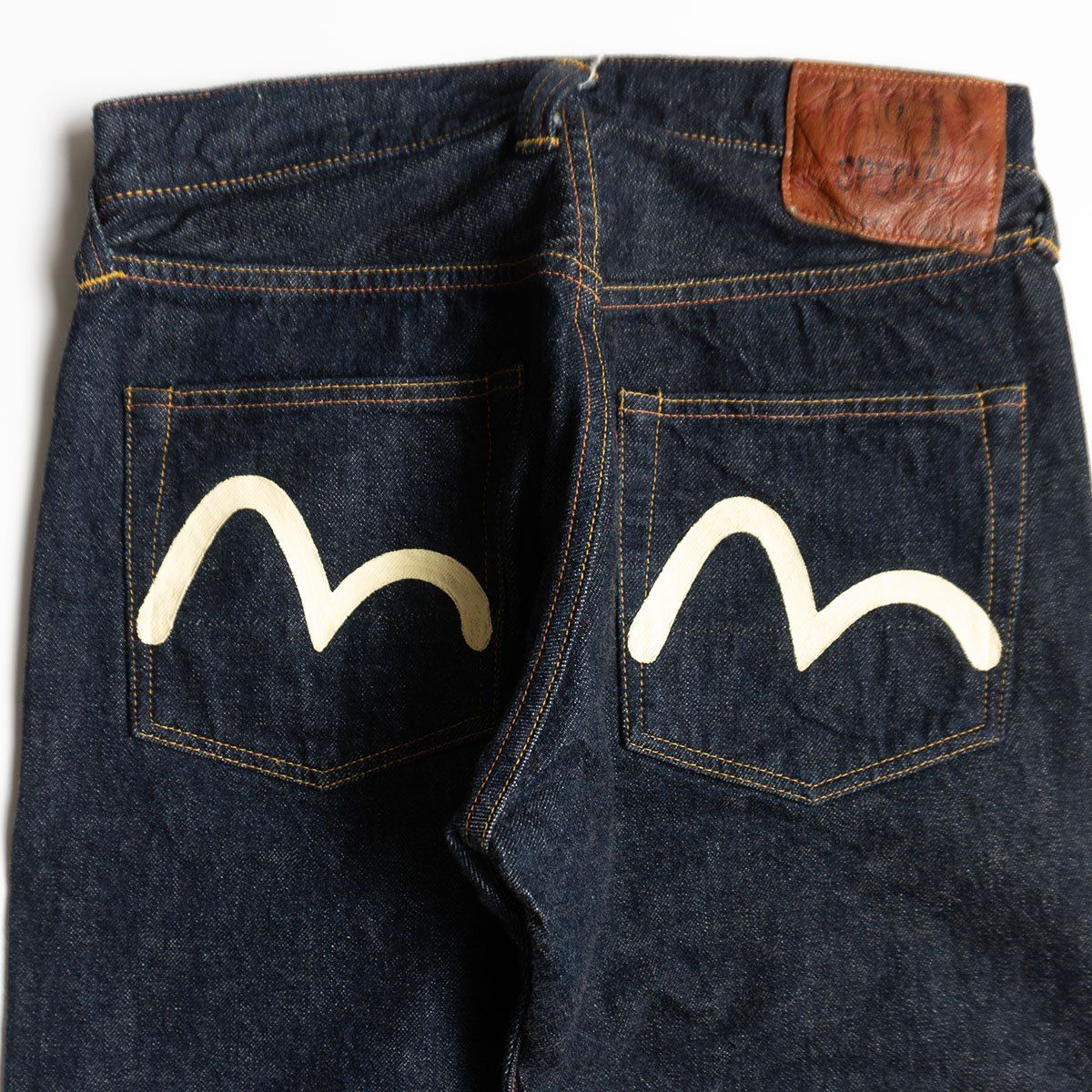美品/濃紺】EVISU 【LOT.2000T デニムパンツ】35×32 エビス ジーンズ 