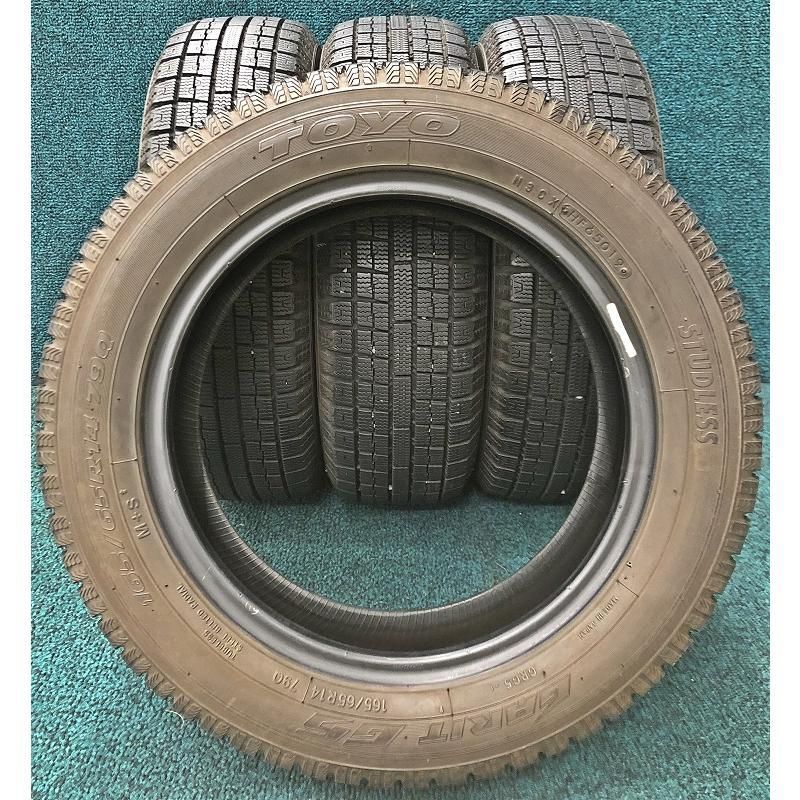 2019年製 165/65R14 79Q TOYO GARIT G5 中古 スタッドレスタイヤ 4本 
