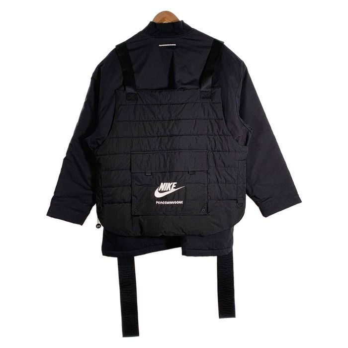 NIKE ナイキ 23SS PEACEMINUSONE ピースマイナスワン JACKET & VEST ジャケット ベスト ブラック DR0099-010 Size L NIKE ナイキ 23SS PEACEMINUSONE ピースマイナスワン JACKET & VEST