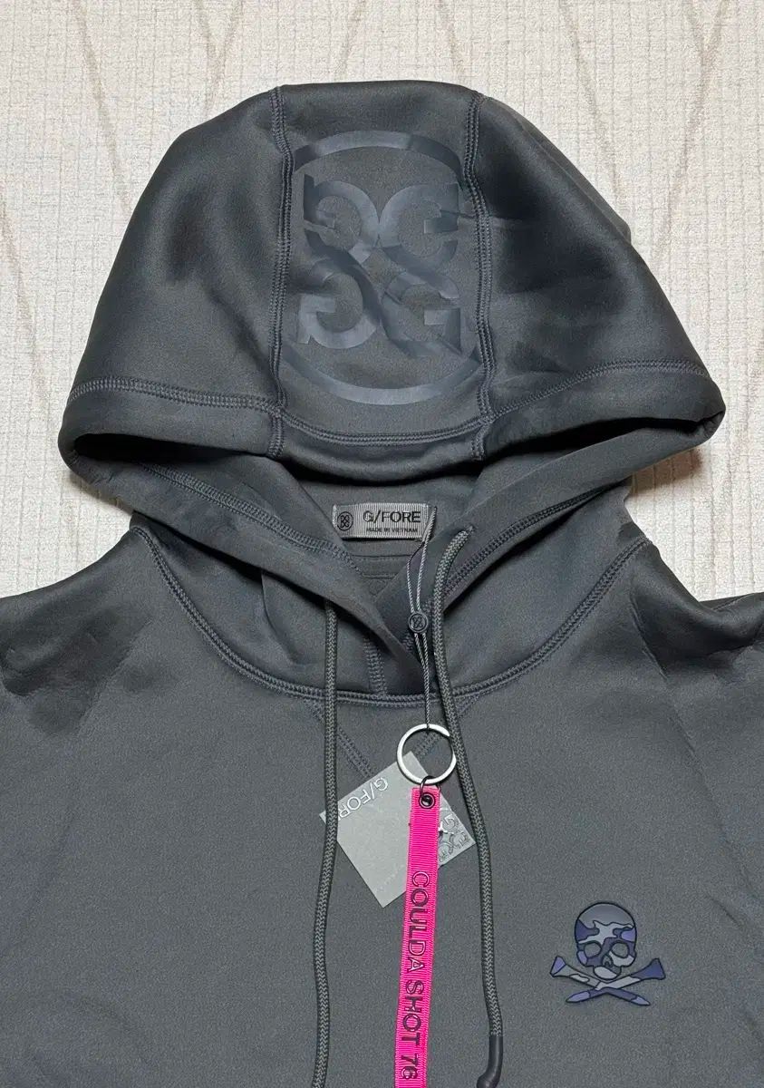 G FORE スカル フーディー Tシャツ グレー