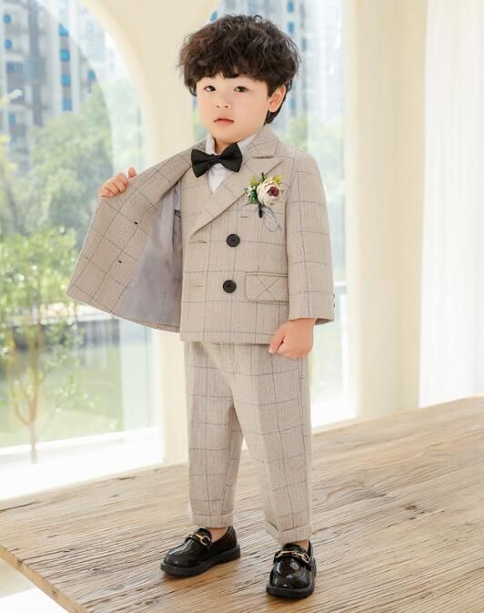フォーマル スーツ キッズスーツ 男の子 スーツ キッズ フォーマル リングボーイ ツイード ベビースーツ 子供スーツ 子供服 5点セット 発表会 卒業式 入学式 卒園式 入園式 結婚式 七五三 knVy