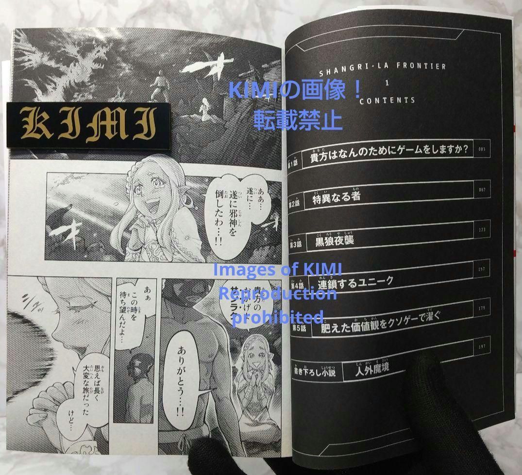 初版 シャングリラ フロンティア 1 クソゲーハンター、神ゲーに
