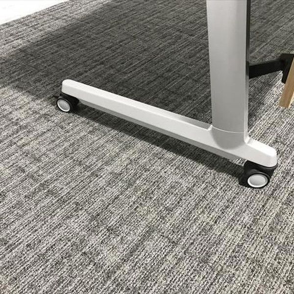 【往復送料無料】 会議テーブル フラップ式 エレガスタ 幕板付 W1500 オカムラ ネオウッドミディアム 品質100％保証!