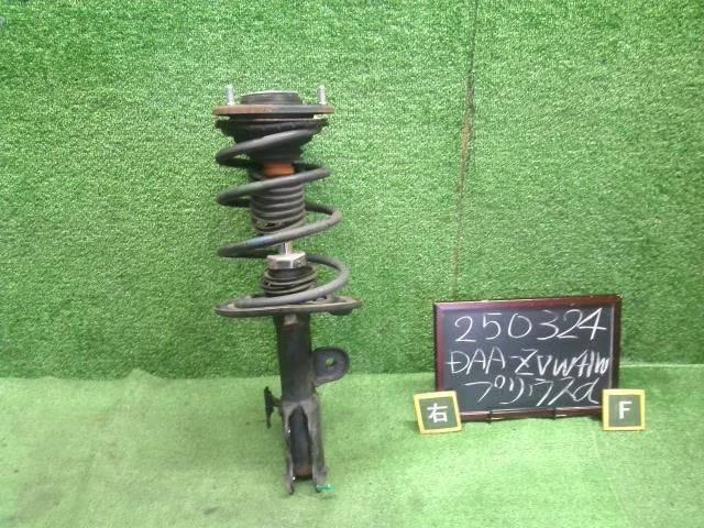 プリウスα DAA-ZVW41W 右フロントストラット ショック スプリング バネ