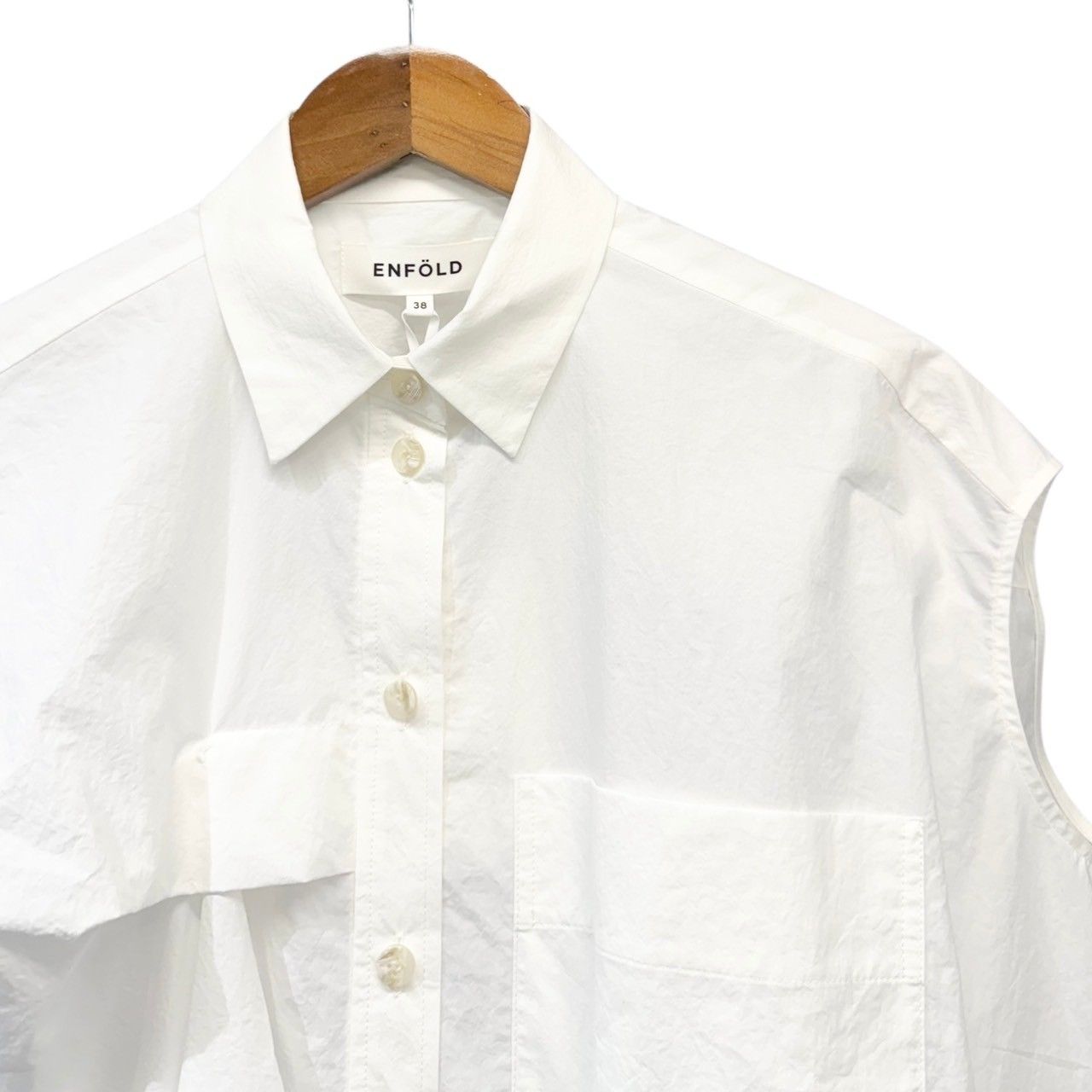 ENFOLD エンフォルド 22SS Washedタイプライタータック