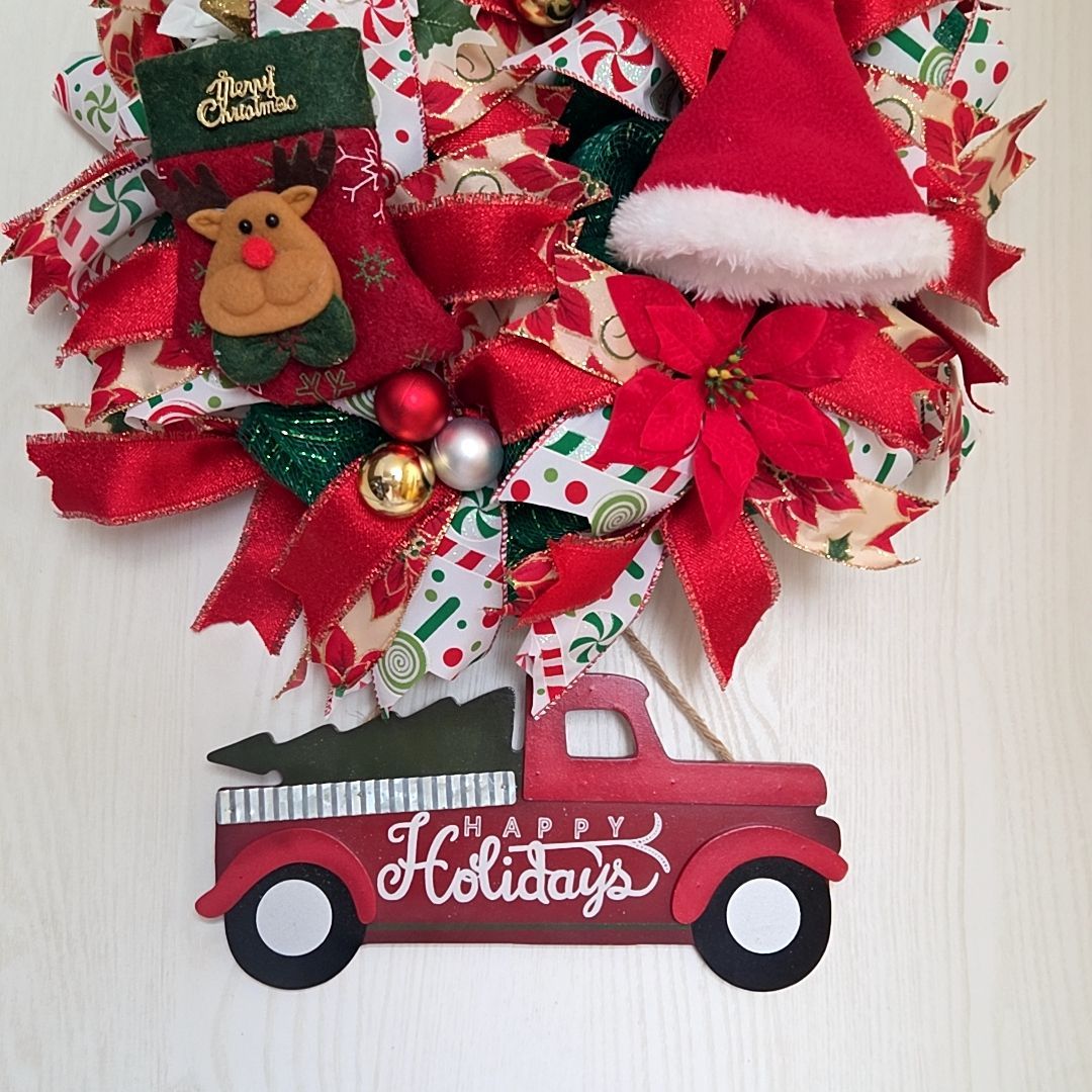 ♡Rusty様専用♡ドライフラワー三日月リースWintermixリンゴリース♡