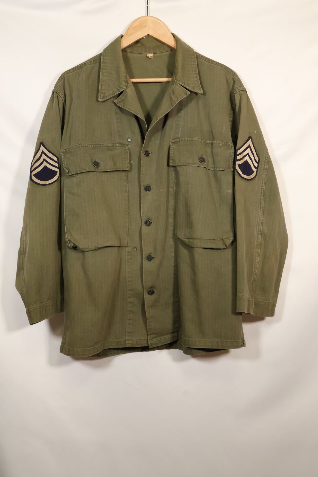 1940年代 アメリカ陸軍 M43 HBT ユーティリティジャケット 中古 1940年代 アメリカ陸軍 M43 HBT ユーティリティジャケット 中古