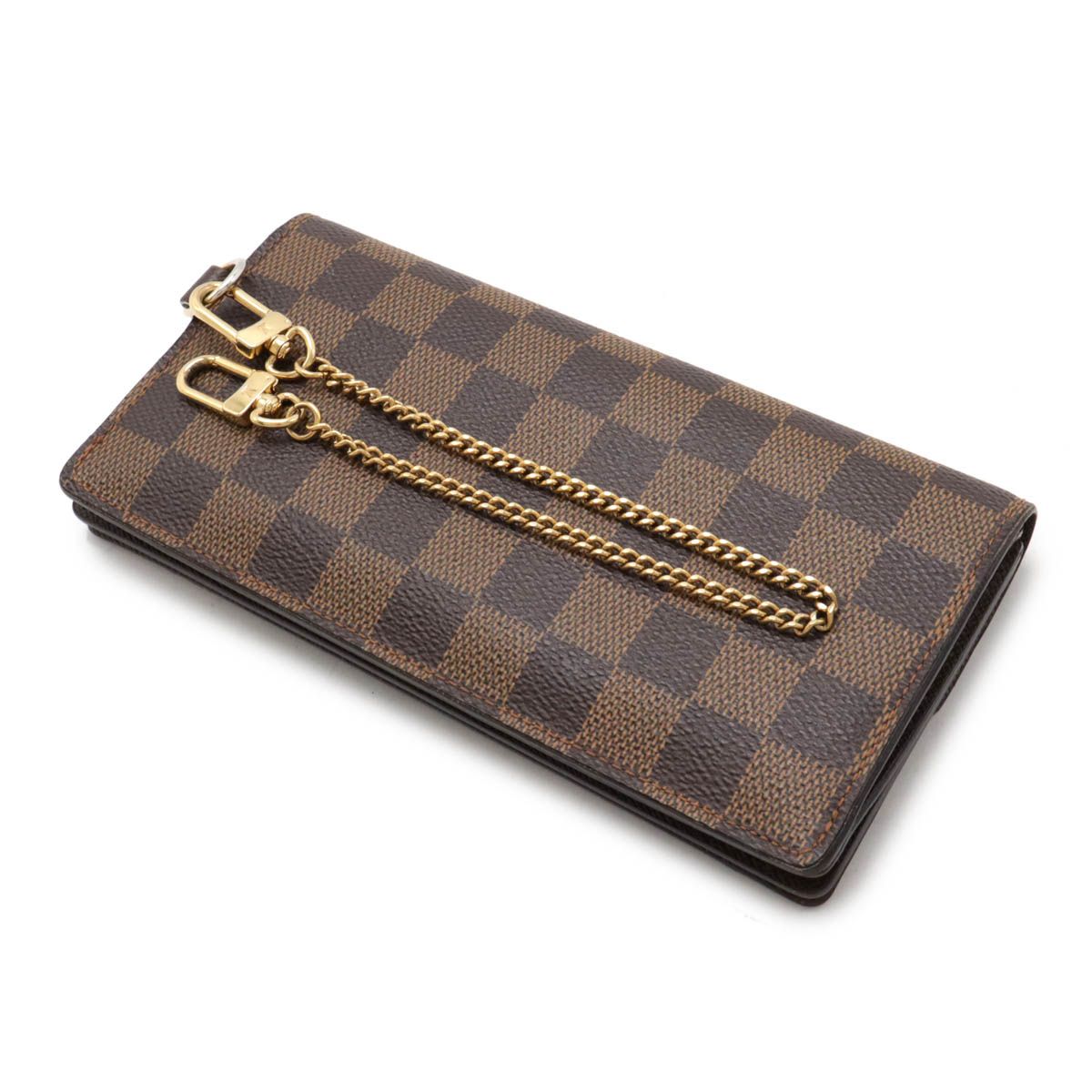 LOUIS VUITTON ルイ ヴィトン ダミエ ポルトフォイユ アコルディオン チェーン付長財布 フラップウォレット メンズ N60002 LOUIS VUITTON ルイ ヴィトン ダミエ ポルトフォイユ アコルディオン