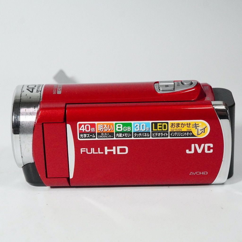 JVC Victor Everio GZ-E225-R レッド 動作OK 返金保証 /1868 【公式通販】