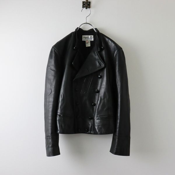 フランス製　agnis  b  SPECIAL  leather  jacket