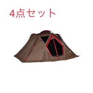 新品 SNOW PEAK ﾘﾋﾞﾝｸﾞｼｪﾙ ４点セット - メルカリ