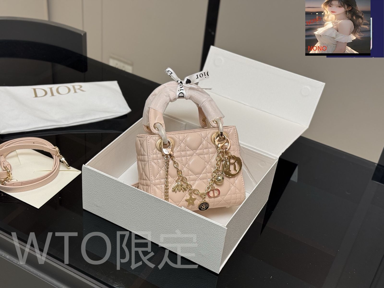 今日特価】DIOR Lady Dior ライディオール 羊皮バージョン-WT0