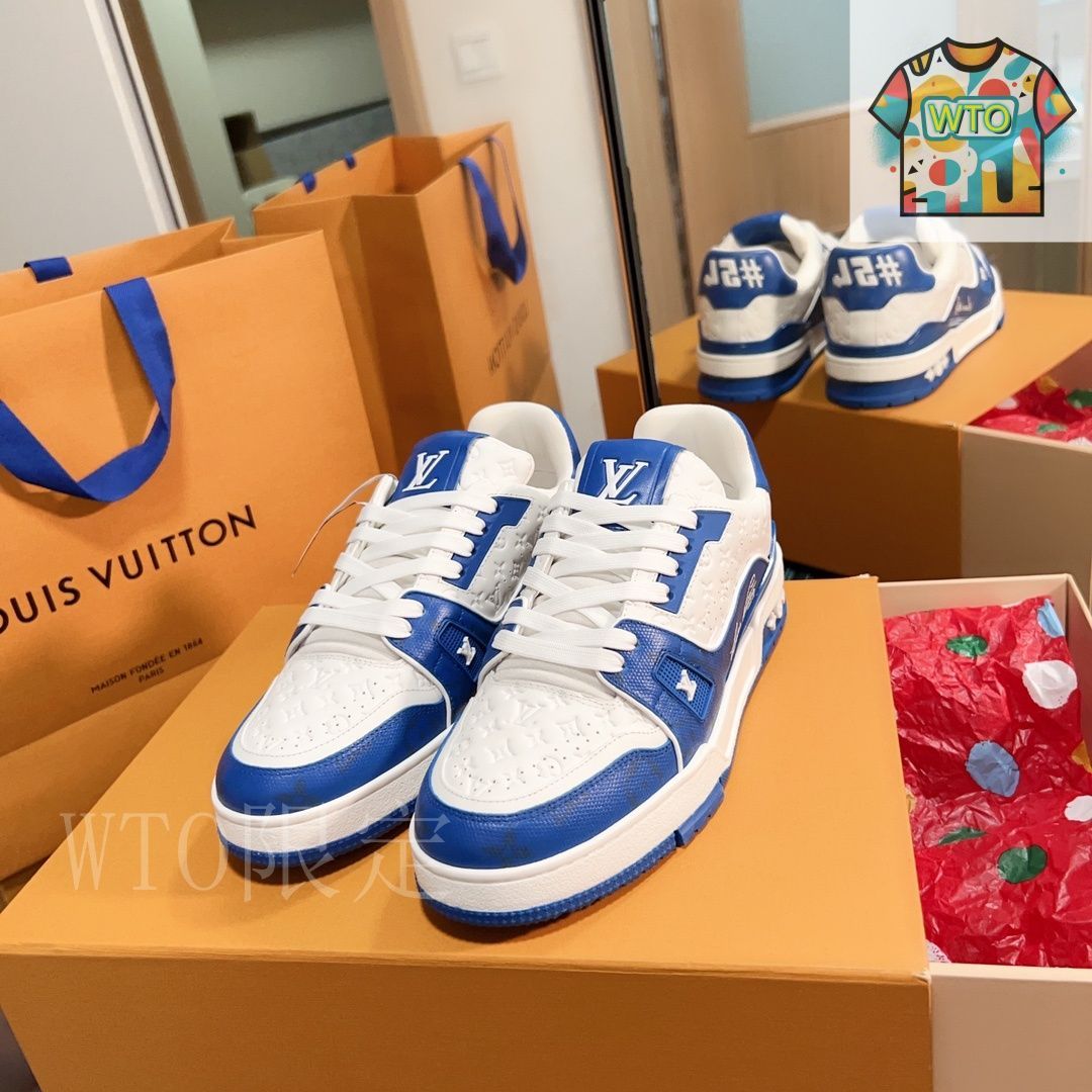 Louis Vuitton LV Trainer スニーカー カジュアルシューズ20-2