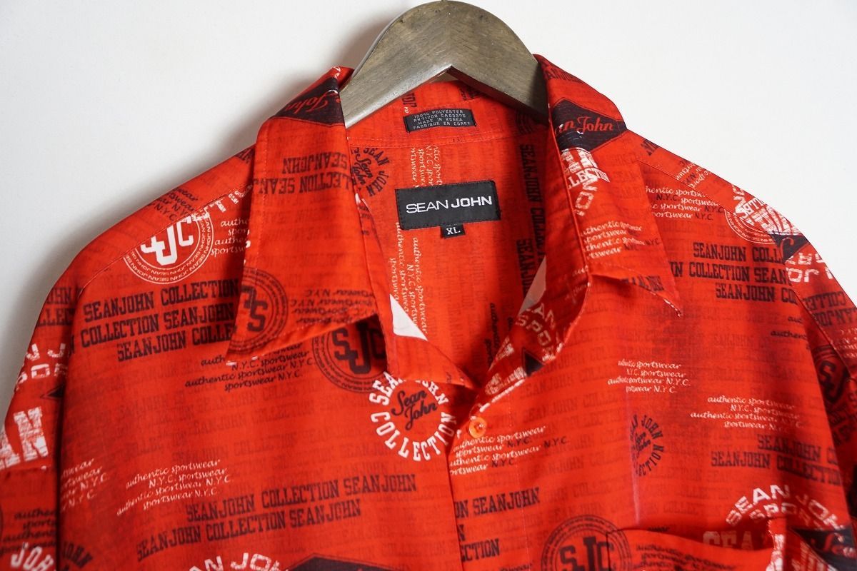 美品 90s 00s Sean John ショーン ジョン 半袖シャツ