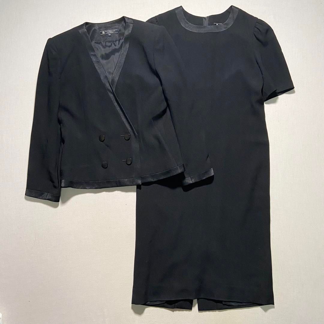 ジバンシー ハイフォーマル セットアップ ノーカラー ジャケット ワンピース