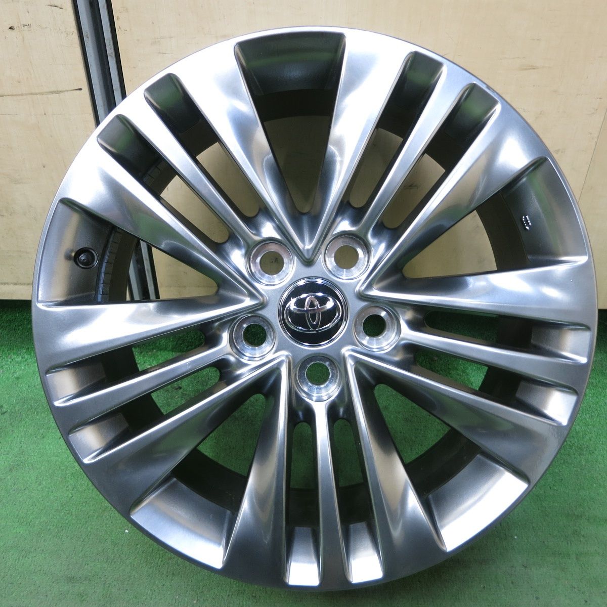 送料無料 新車外し 1本 トヨタ 40系 アルファード ヴェルファイア Zグレード 純正 ホイール 18インチ 18×7J PCD120|5H 5101503ナホ
