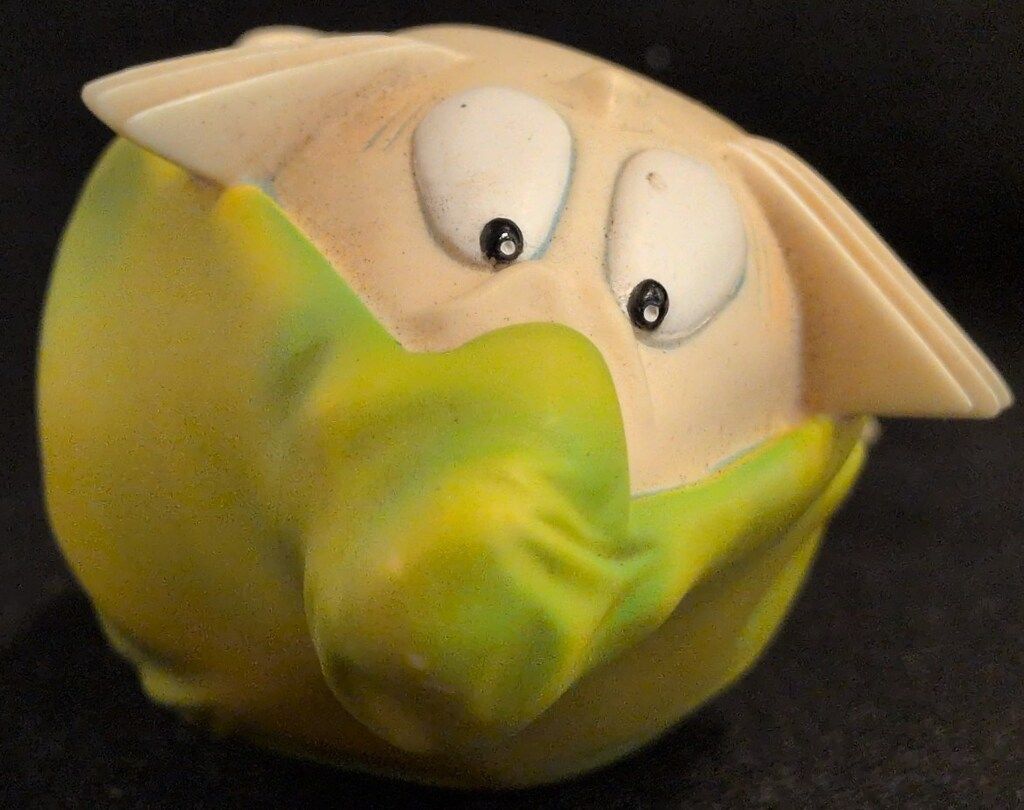 ビビビのねずみ男 黄緑