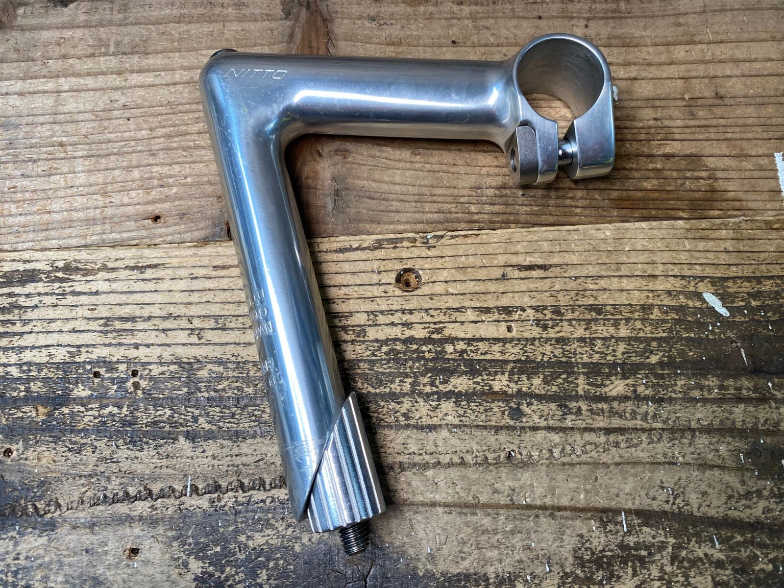 レア商品 NJS 鉄ステム 65度 90mm 競輪 NITTO 日東 ステム NJS 競輪 レア商品 NJS 鉄ステム 65度 90mm