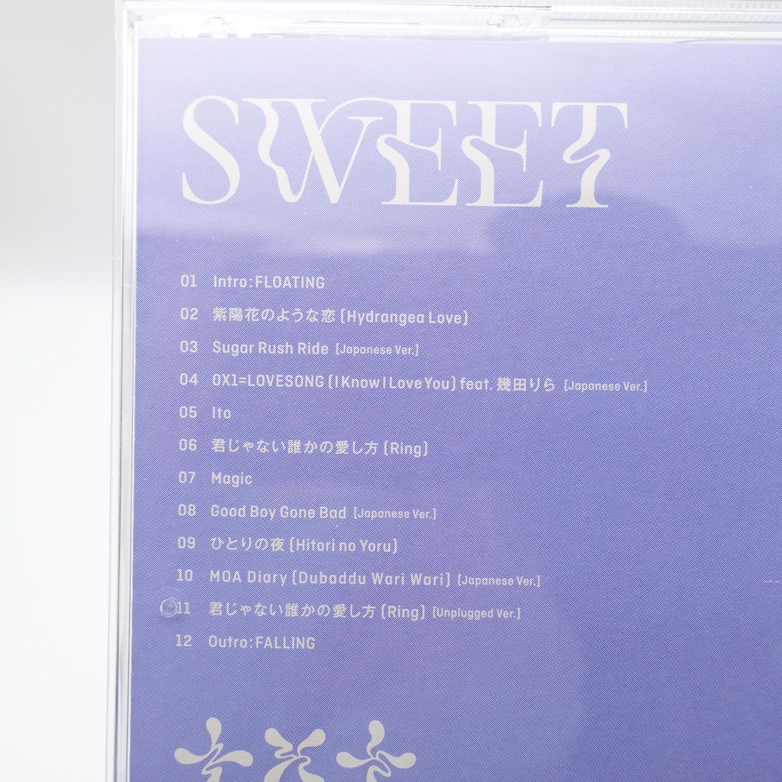 TXT SWEET CD ハート ホログラム ステッカー B６サイズ スビン トレカ